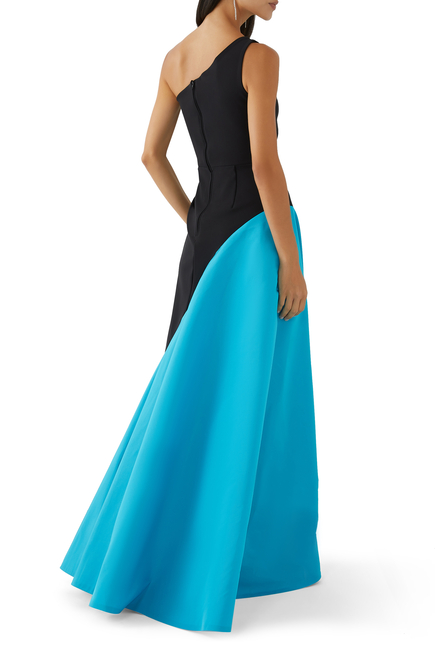 Auline One-Shoulder Gown